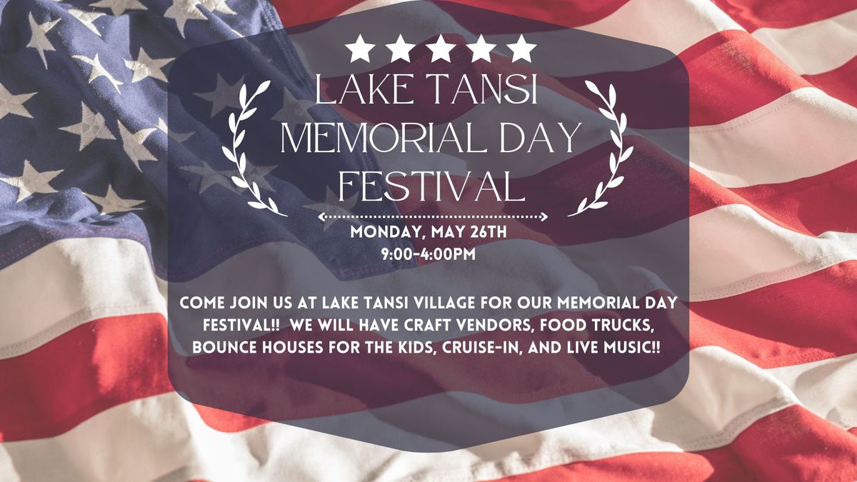 Lake Tansi Memorial Day Festival 