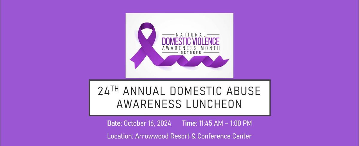 24th Annual Domestic Abuse Awareness Luncheon