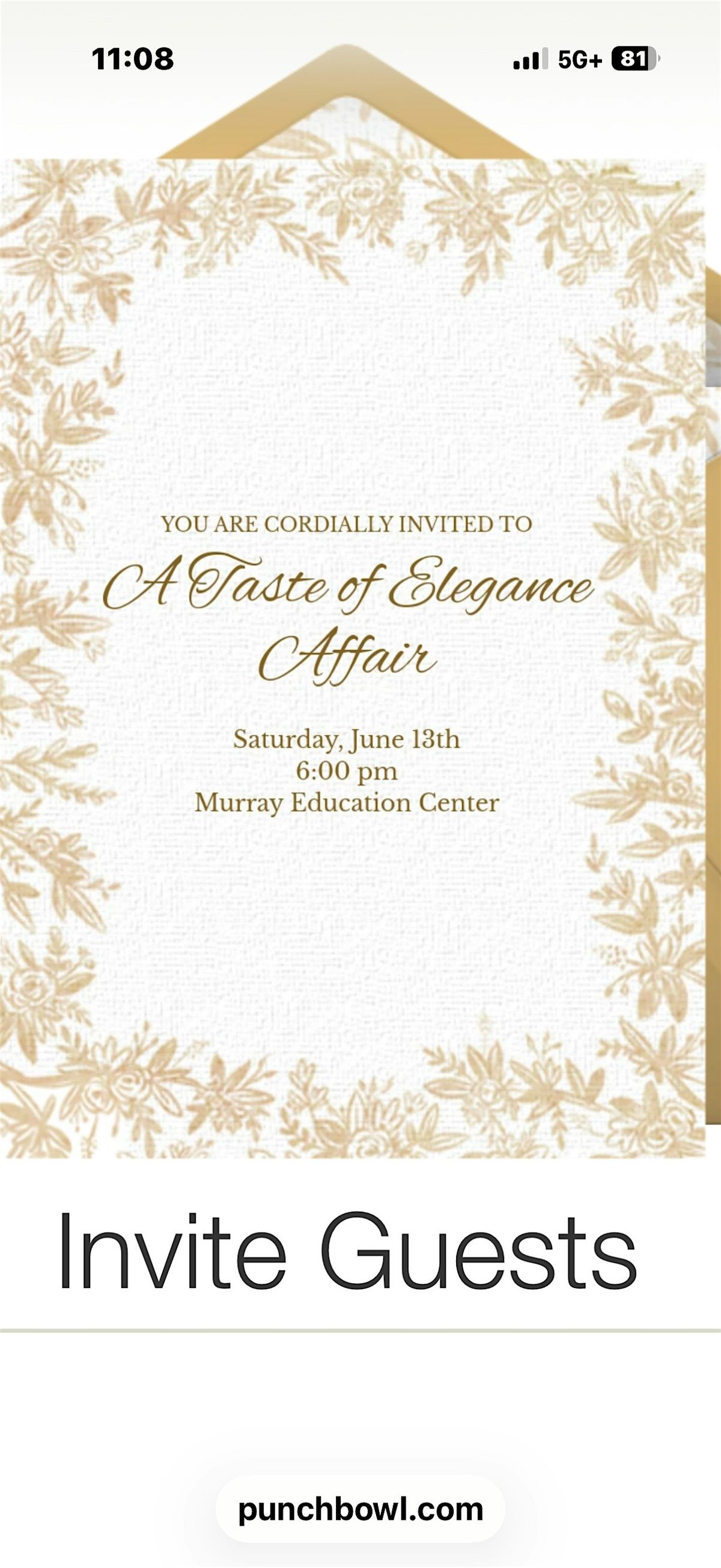 A Black-Tie Gala ( A Taste of Elegance)