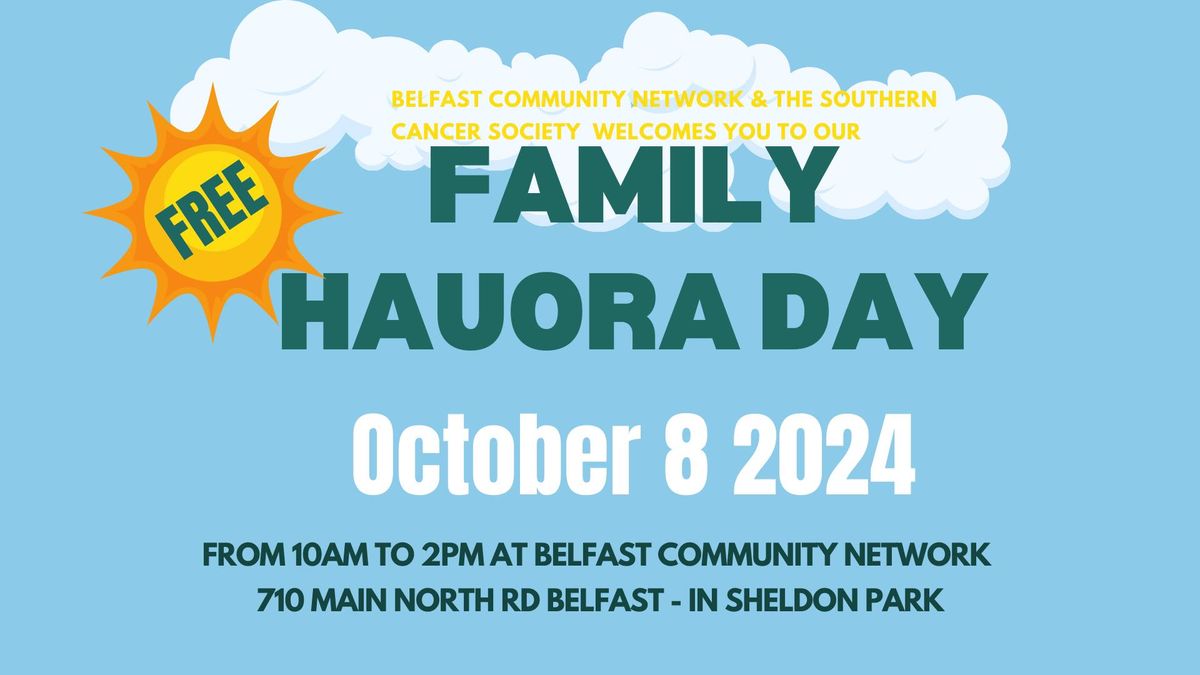 Family Hauora (health and  well-being) Day - a Free Event!!