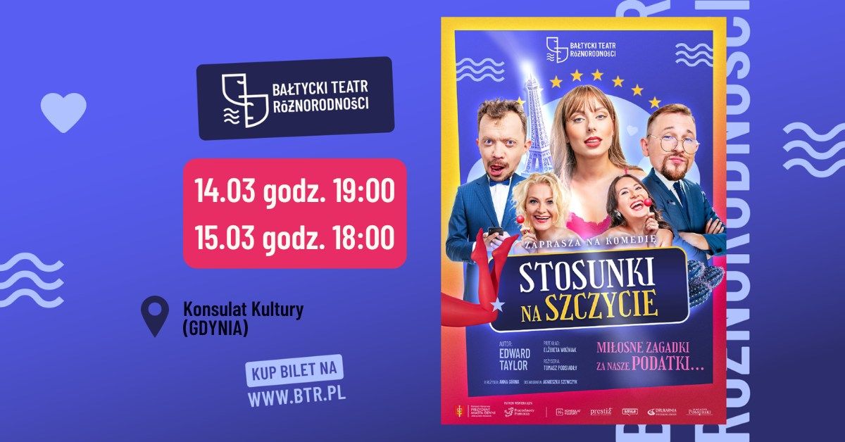 Stosunki na szczycie | Ba\u0142tycki Teatr R\u00f3\u017cnorodno\u015bci