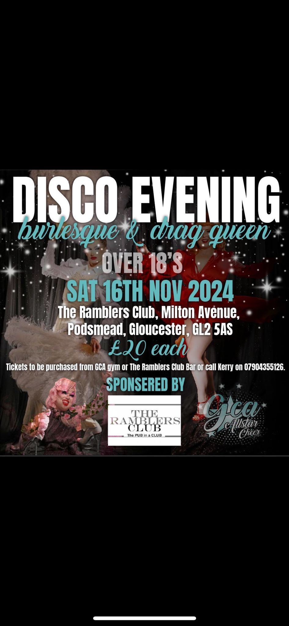 Burlesque and Drag Queen Disco Evening