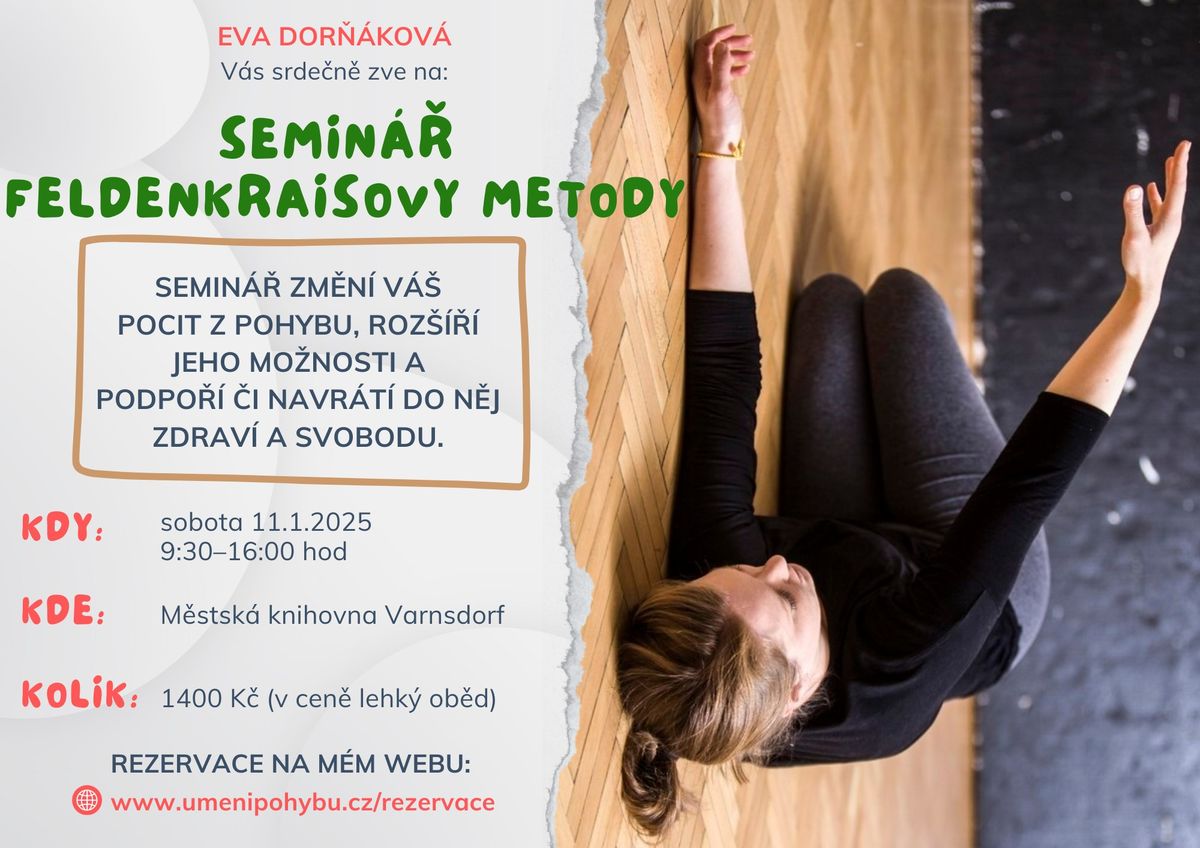 FELDENKRAISOVA\u00ae METODA ve VARNSDORFU