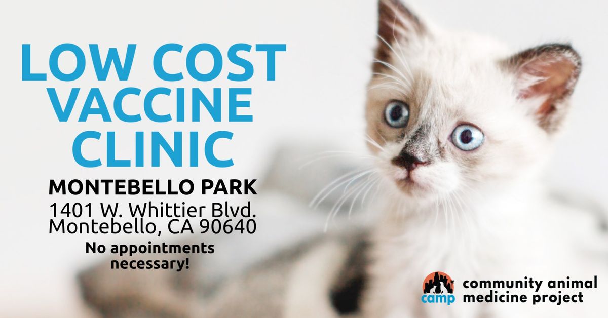 CAMP Mobile Pet Vaccination Clinic (No appointments necessary)