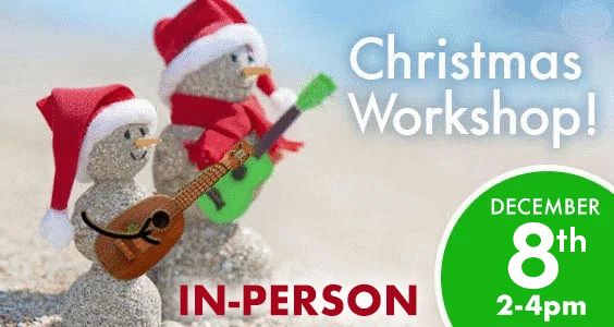 16th Annual Ukulele Christmas Workshop (In-Person)