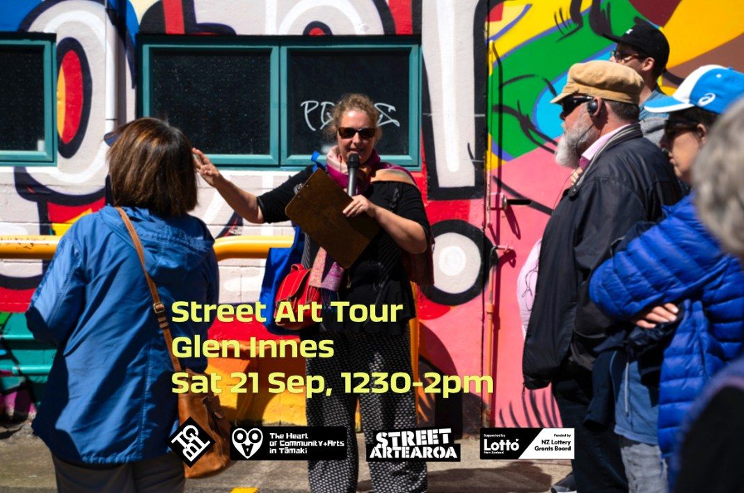 Audio Described Street Art Tour - Bradley Lane Project, Glen Innes, Auckland