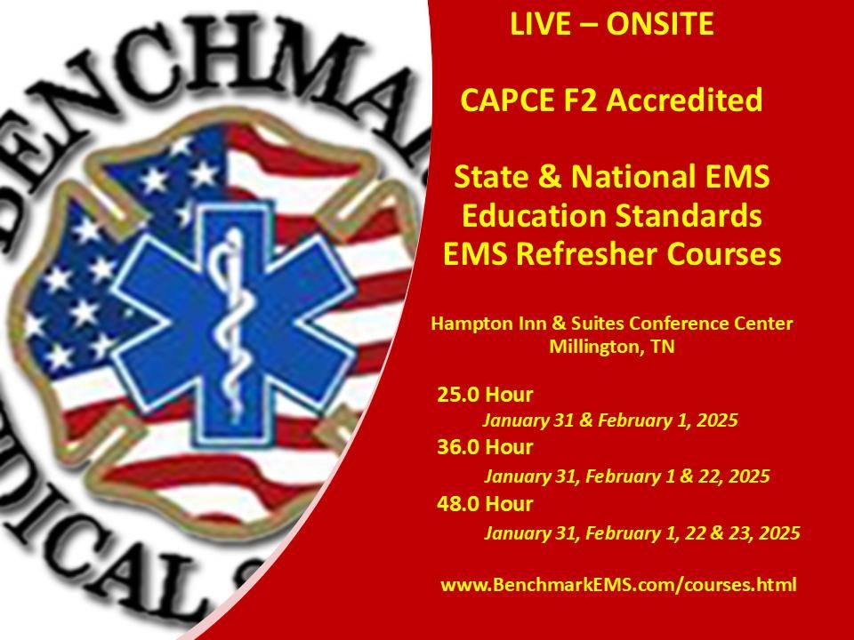 JAN - FEB 2025 EMS Recertification Courses