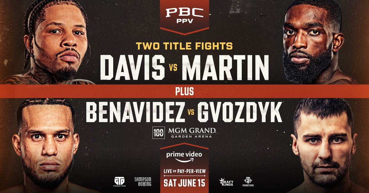 100th Boxing | Davis vs Martin & Benavidez vs Gvoydyk