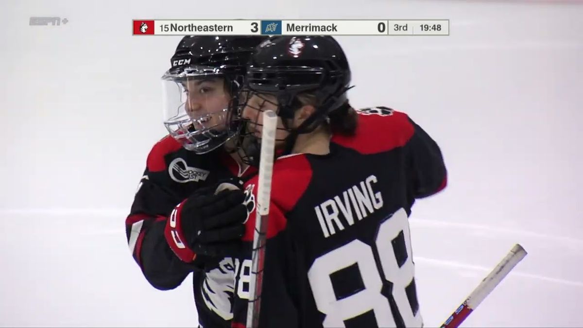 Northeastern Huskies at Merrimack Warriors Womens Hockey