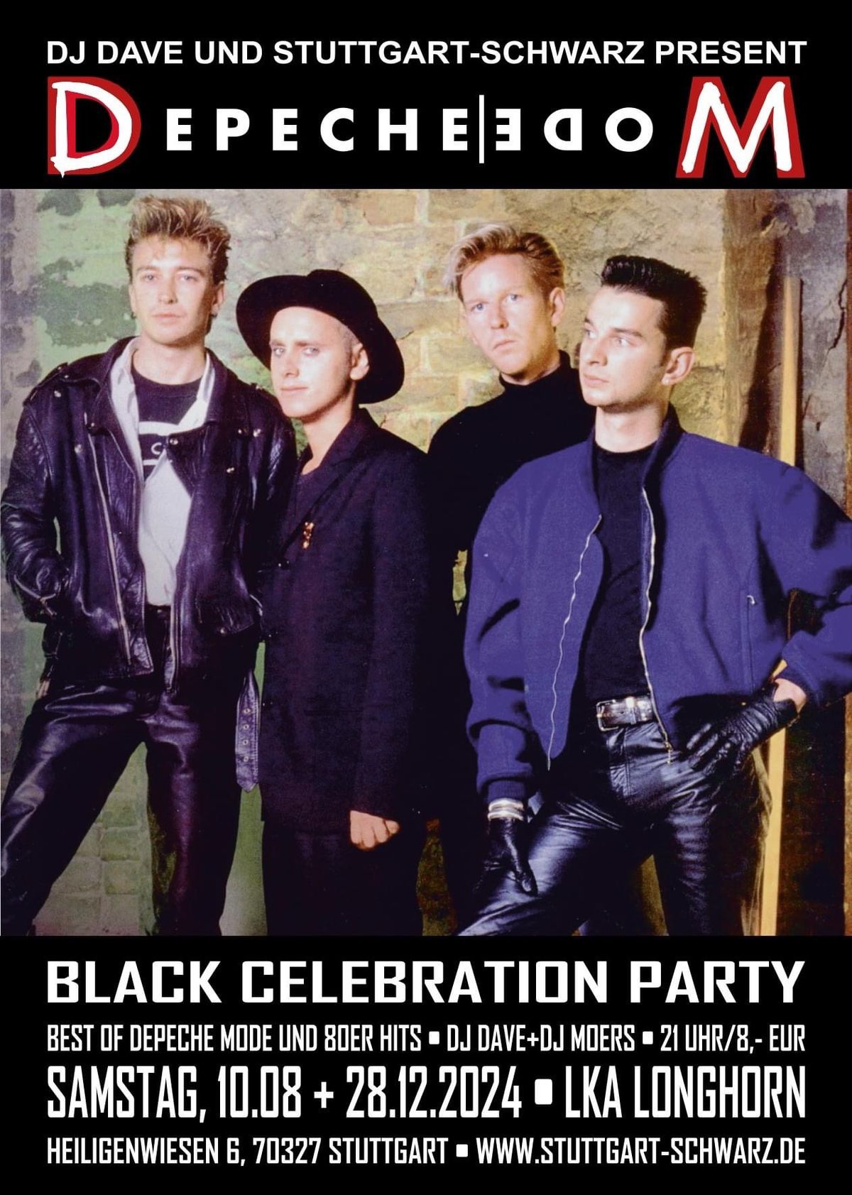 Black Celebration - 30 Jahre Depeche Mode Events mit DJ Dave in Stuttgart