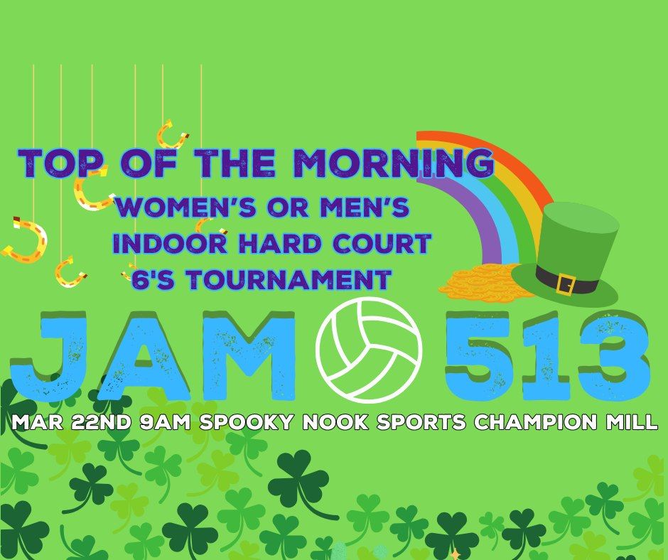 JAM 513 Men's or Women's Indoor Hard Court 6's Tournament 