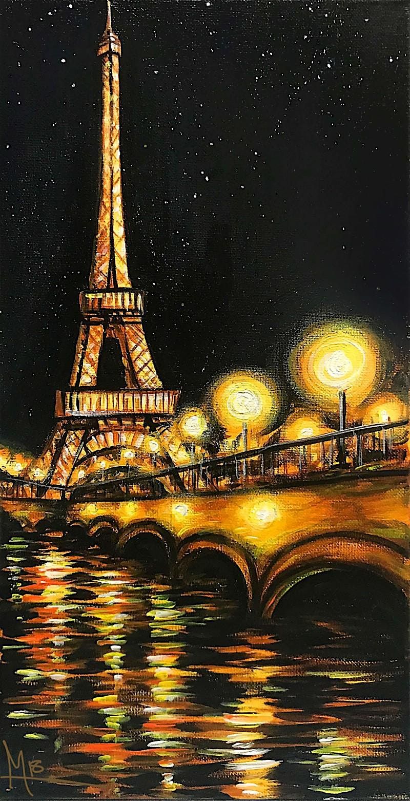 Eiffel Tower At Midnight
