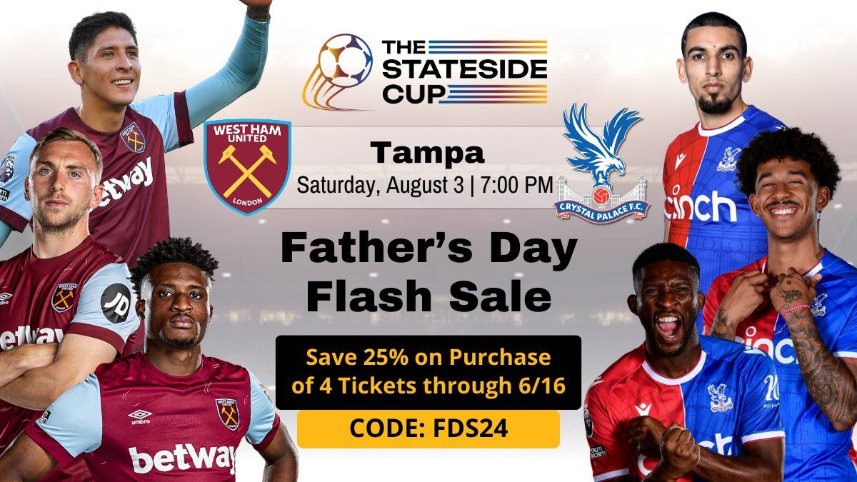 Crystal Palace FC vs West Ham United FC Tickets