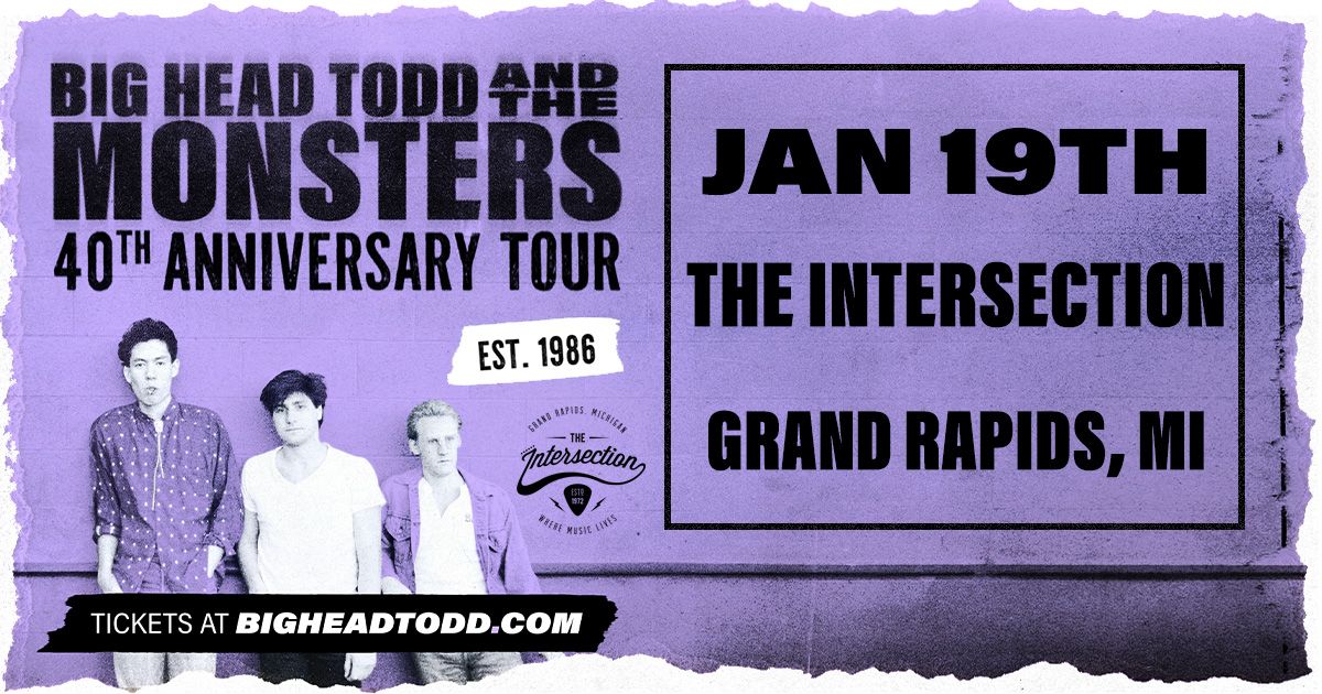 Big Head Todd and the Monsters - 40th Anniversary Tour at The Intersection - Grand Rapids, MI