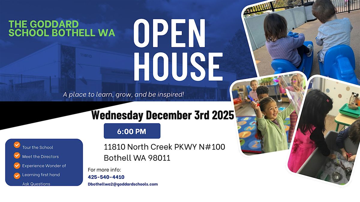 Open House & Wonder of Learning Exploration