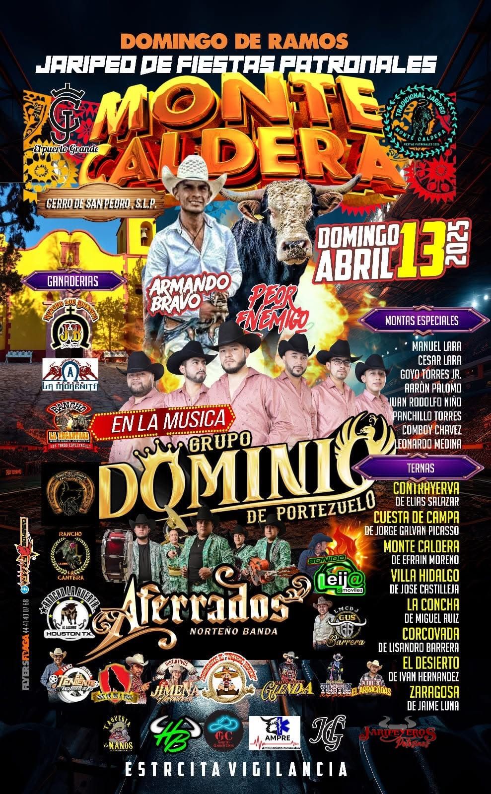 Jaripeo Baile \u201cMonte Caldera\u201d