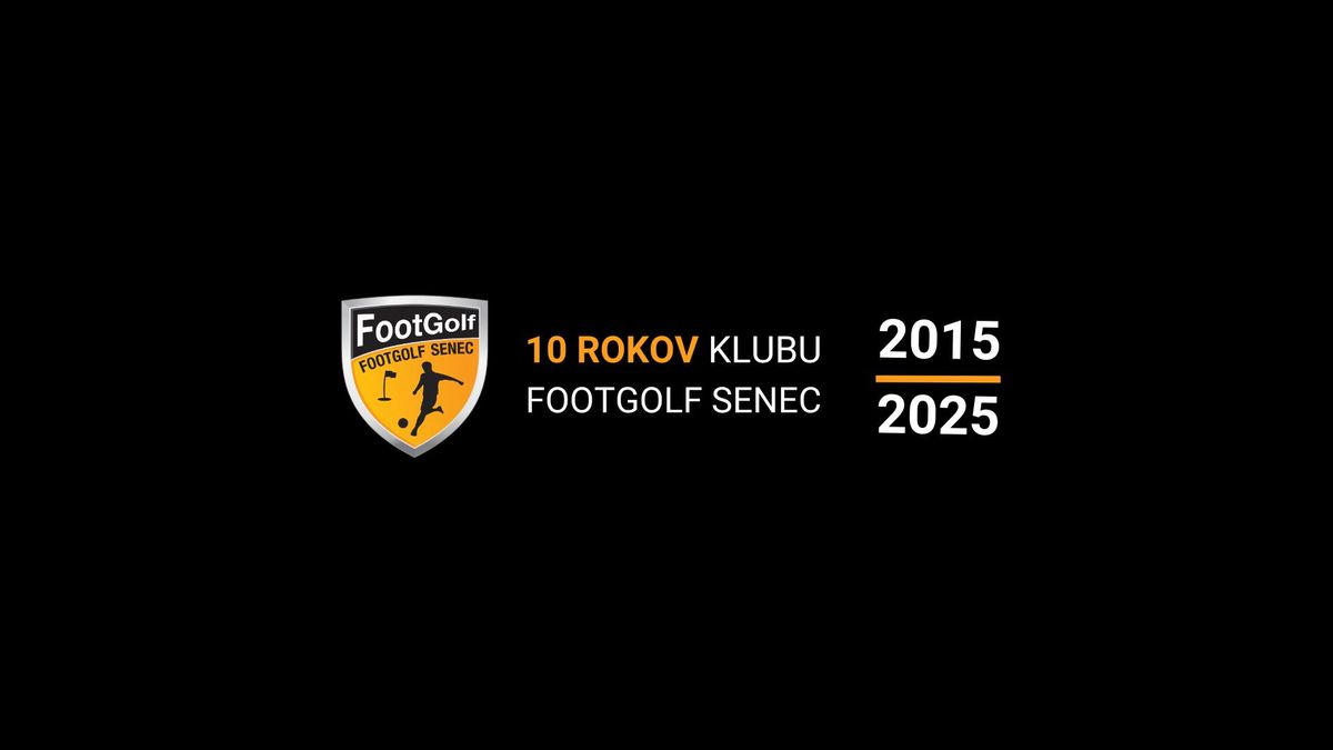 10 ROKOV KLUBU FOOTGOLF SENEC