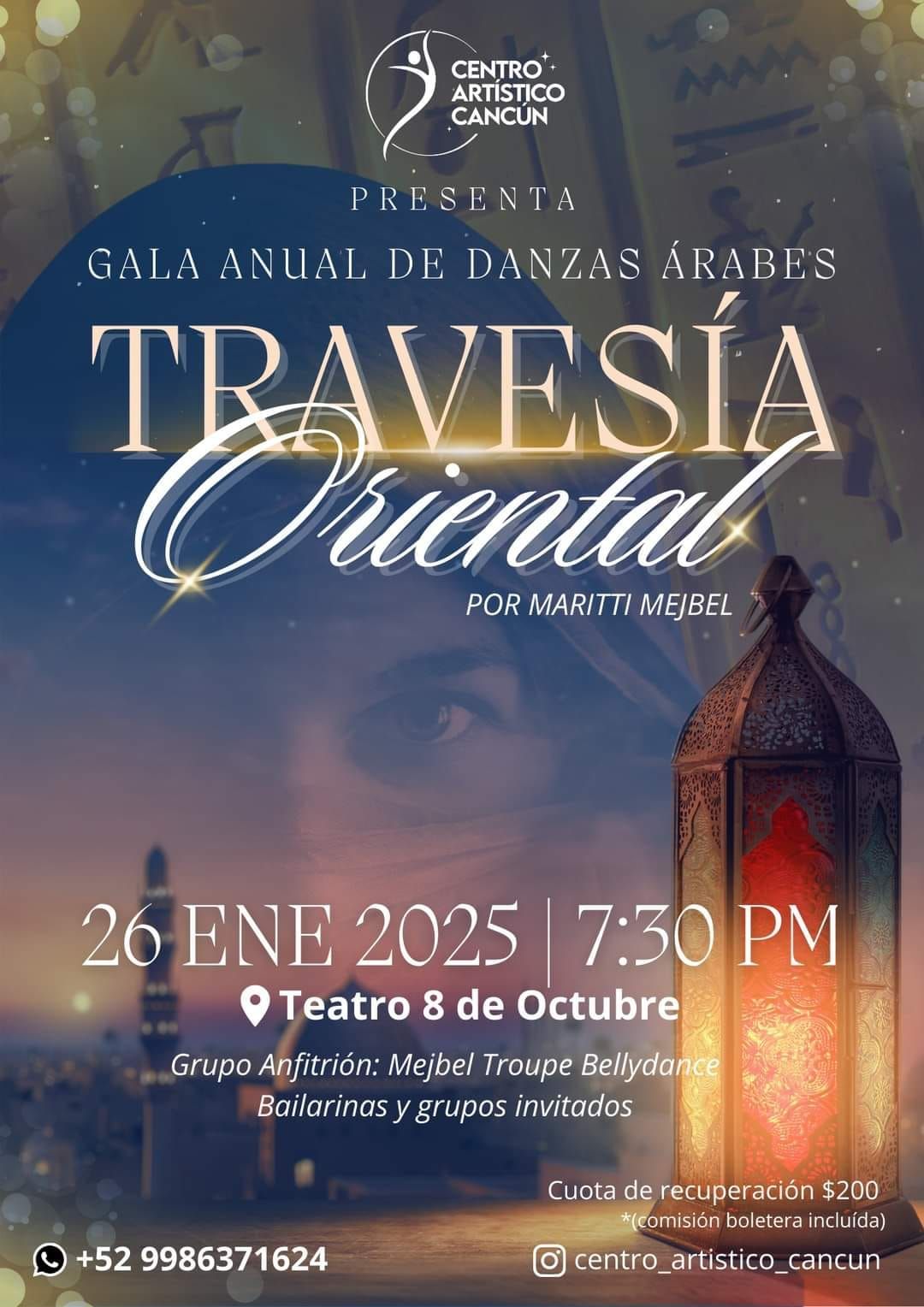 Gala Danzas \u00e1rabes TRAVES\u00cdA ORIENTAL by Mejbel Troupe