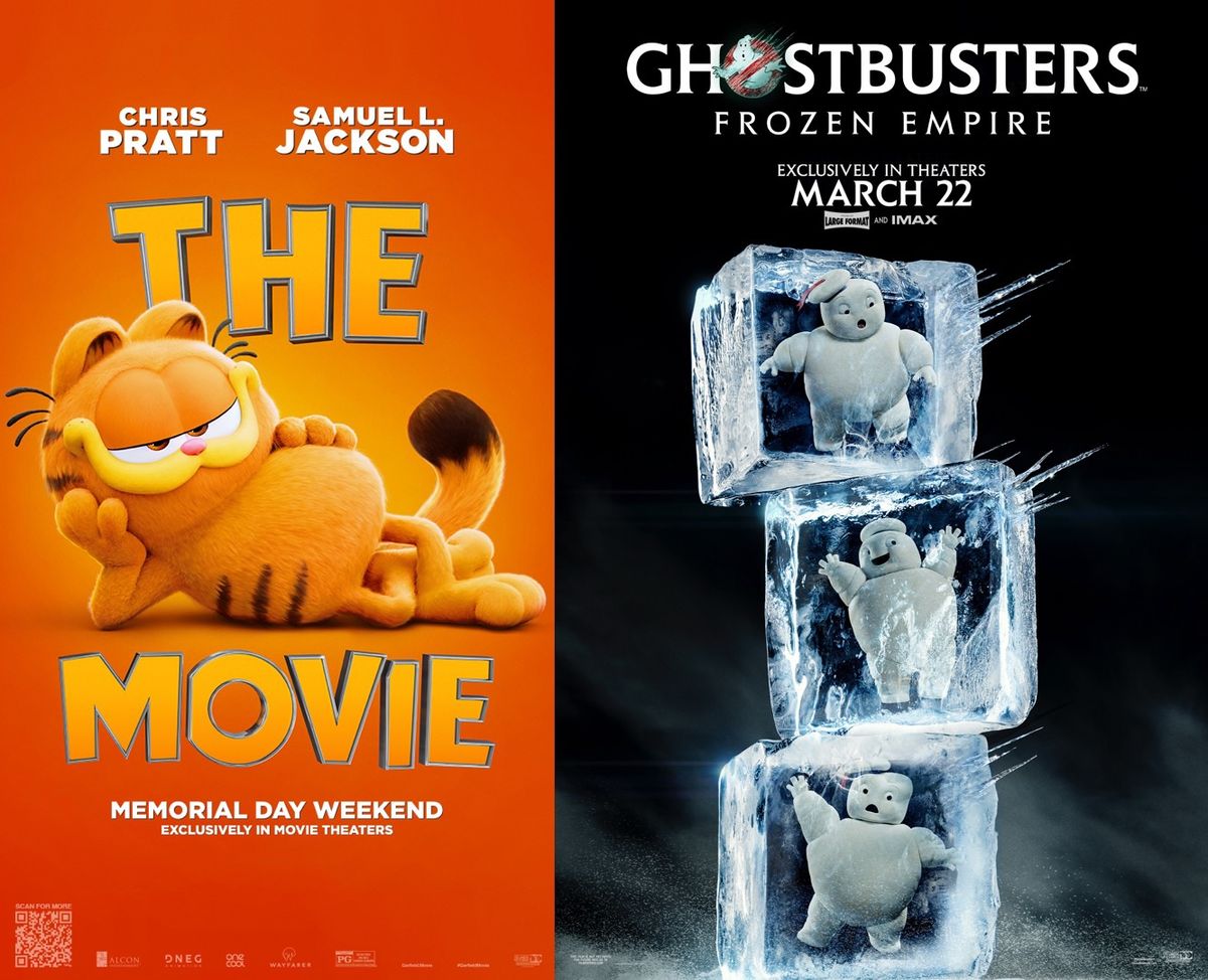 THE GARFIELD MOVIE with GHOSTBUSTERS FROZEN EMPIRE