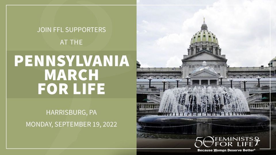 Join FFL supporters at the Pennsylvania March for Life!, Pennsylvania
