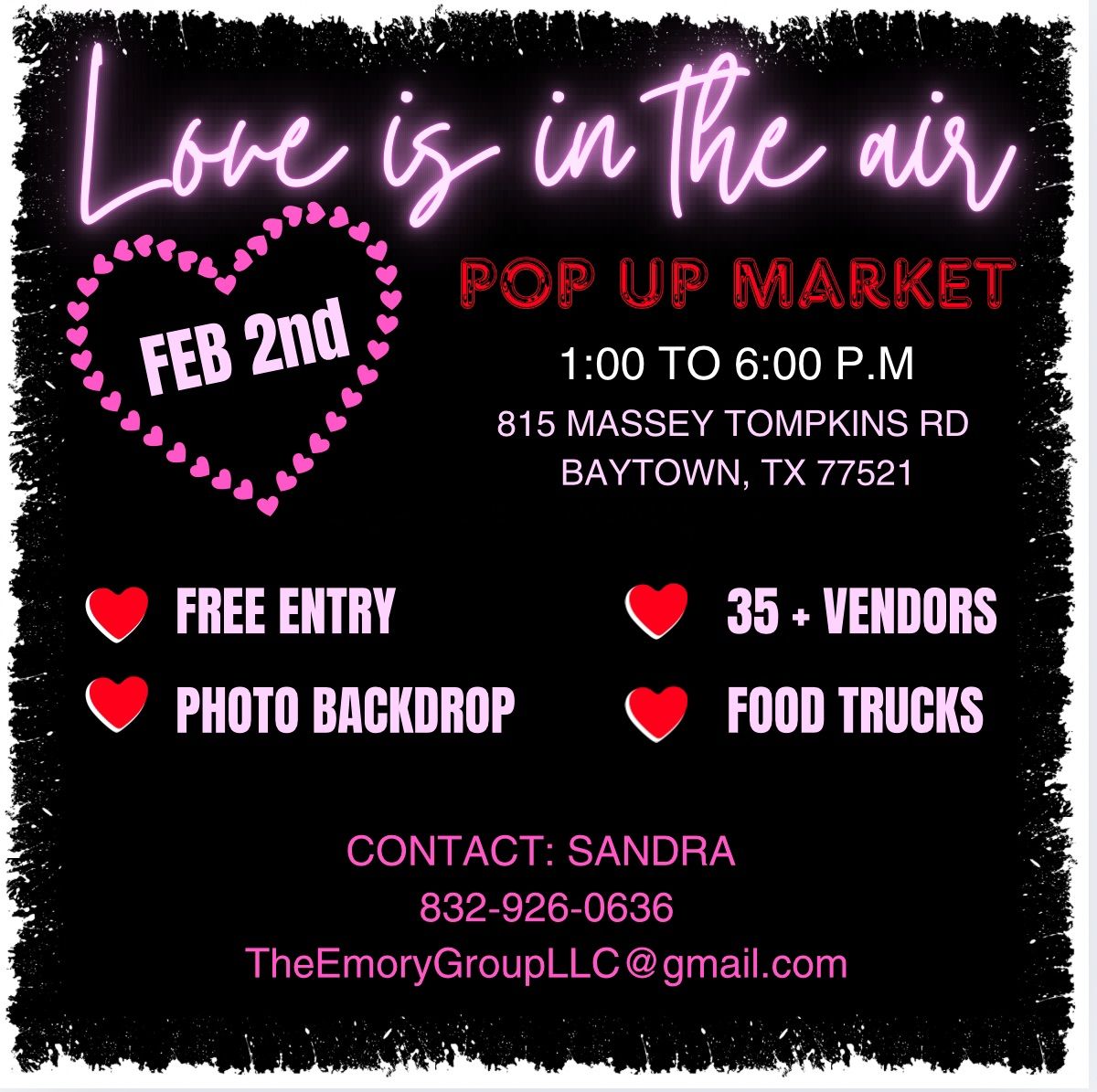 Love is in the Air - Vendor Market 