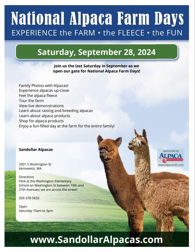 National Alpaca Farm Days