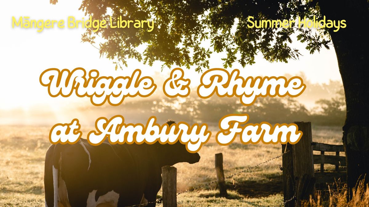 Wriggle & Rhyme at Ambury Farm