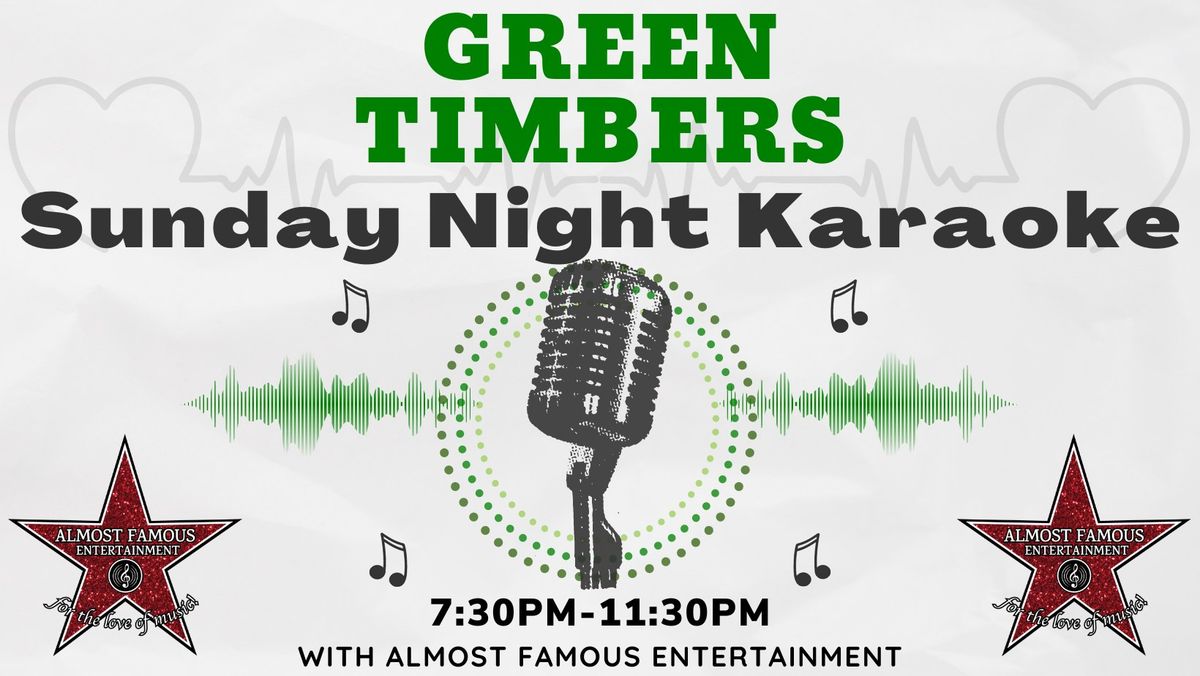 Karaoke Sundays at Green Timbers Pub