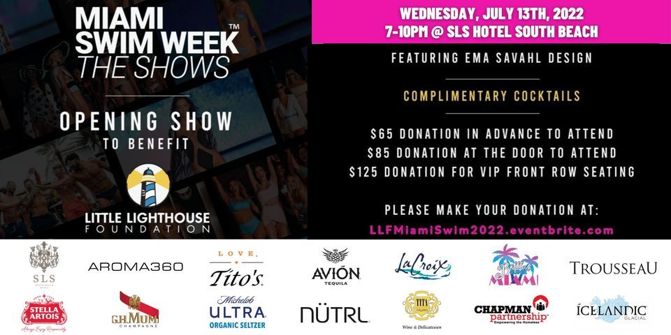 Miami Swim Week Shows Opening Show Benefiting The Little Lighthouse Foundation