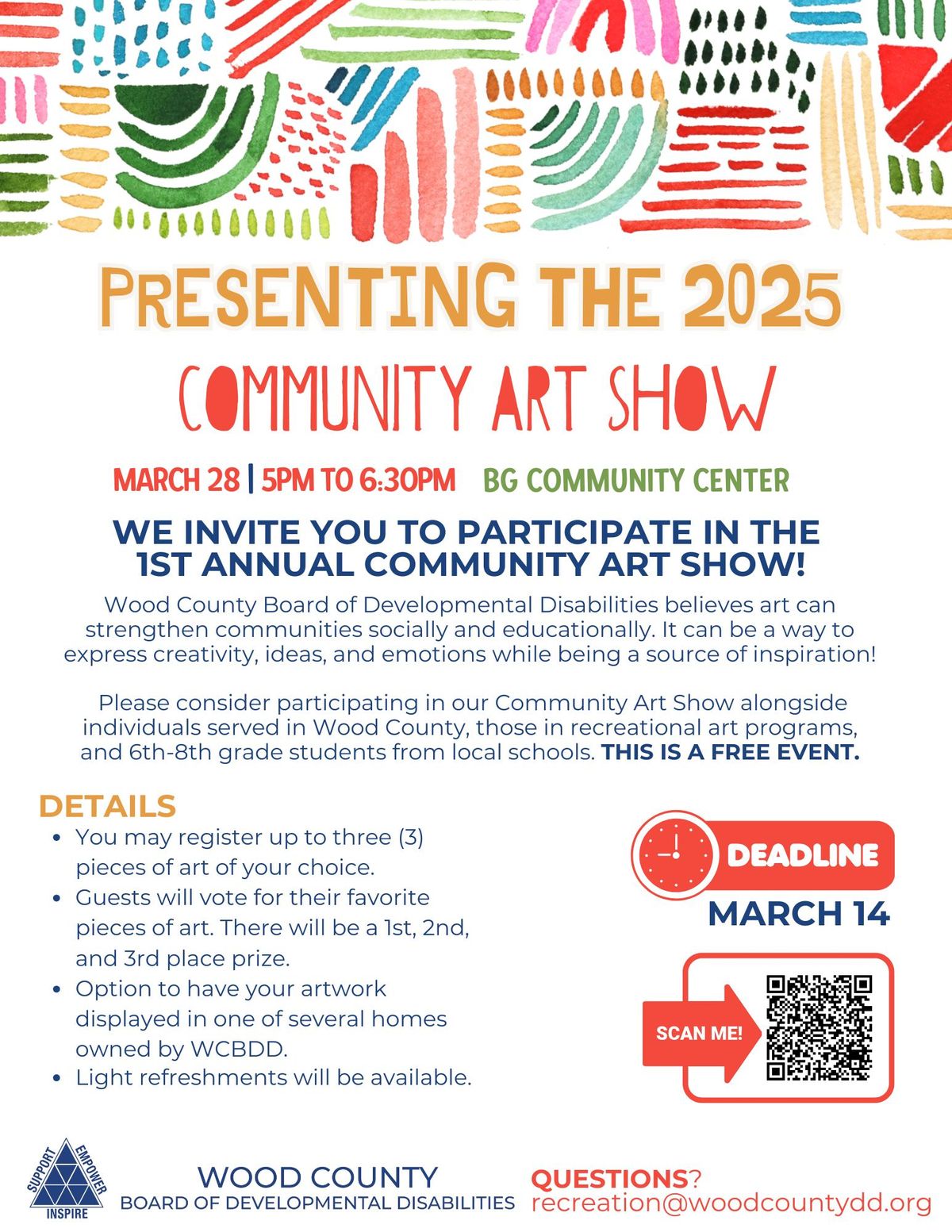 Community Art Show with WCBDD