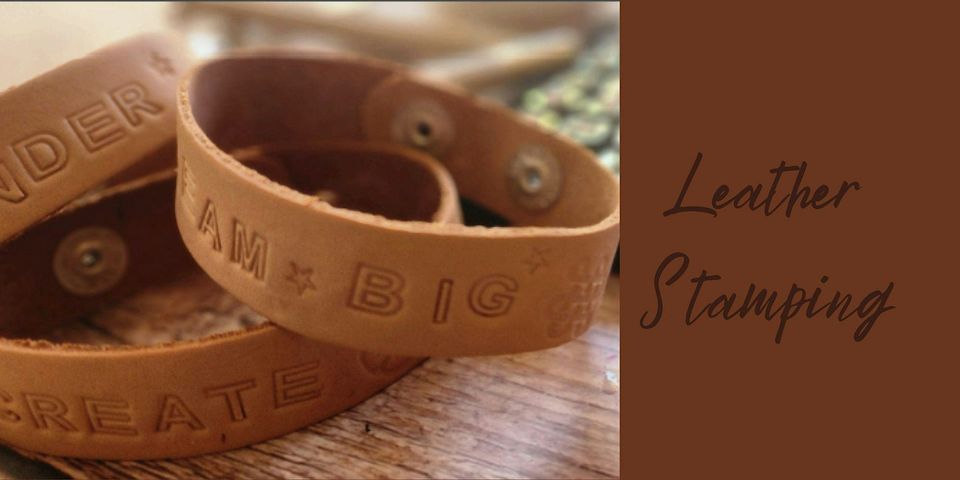 Leather Stamping - Bracelet & Keychain