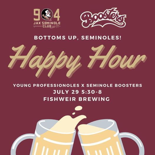Happy Hour with the Jax Young ProfessioNOLES and the Seminole Boosters