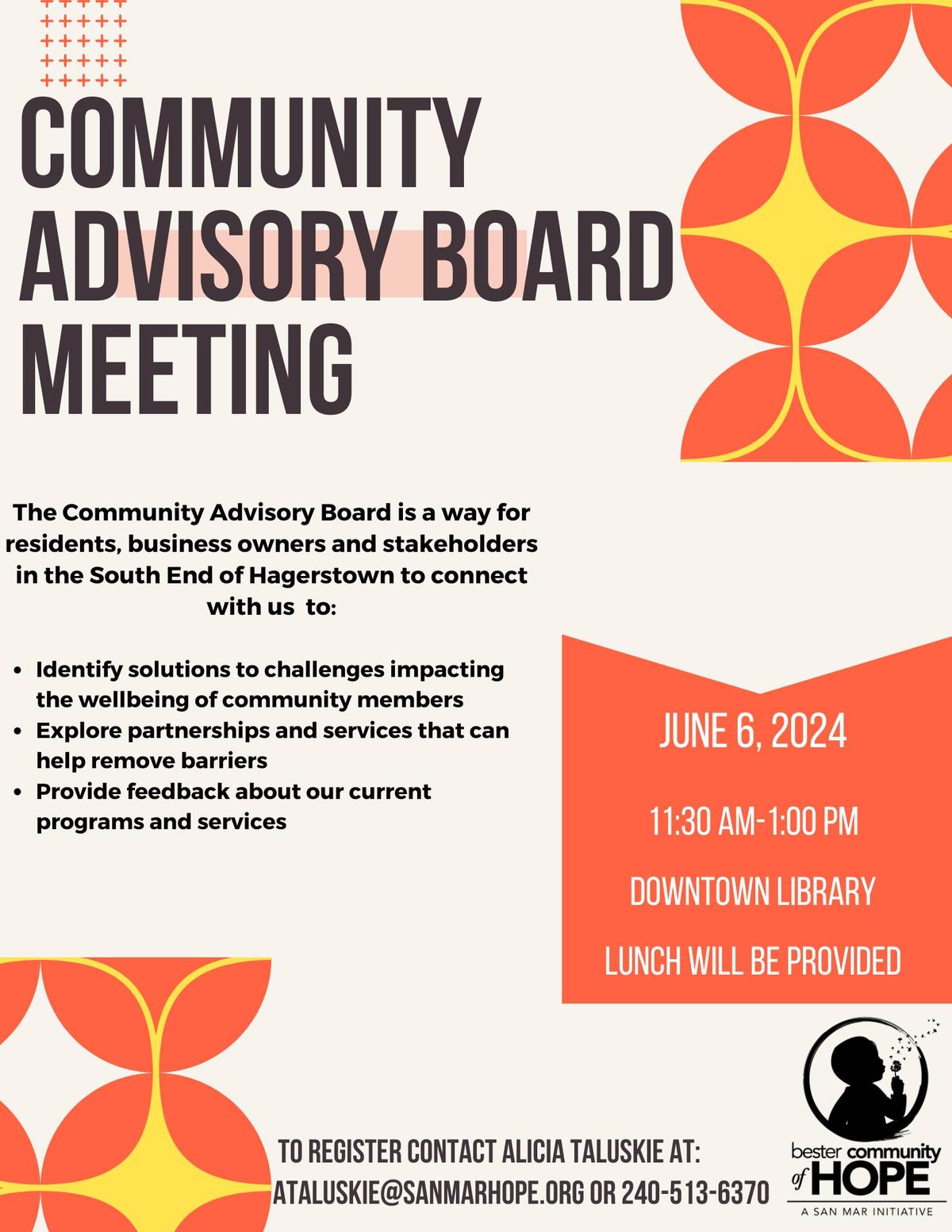 Quarterly Community Advisory Board Meeting