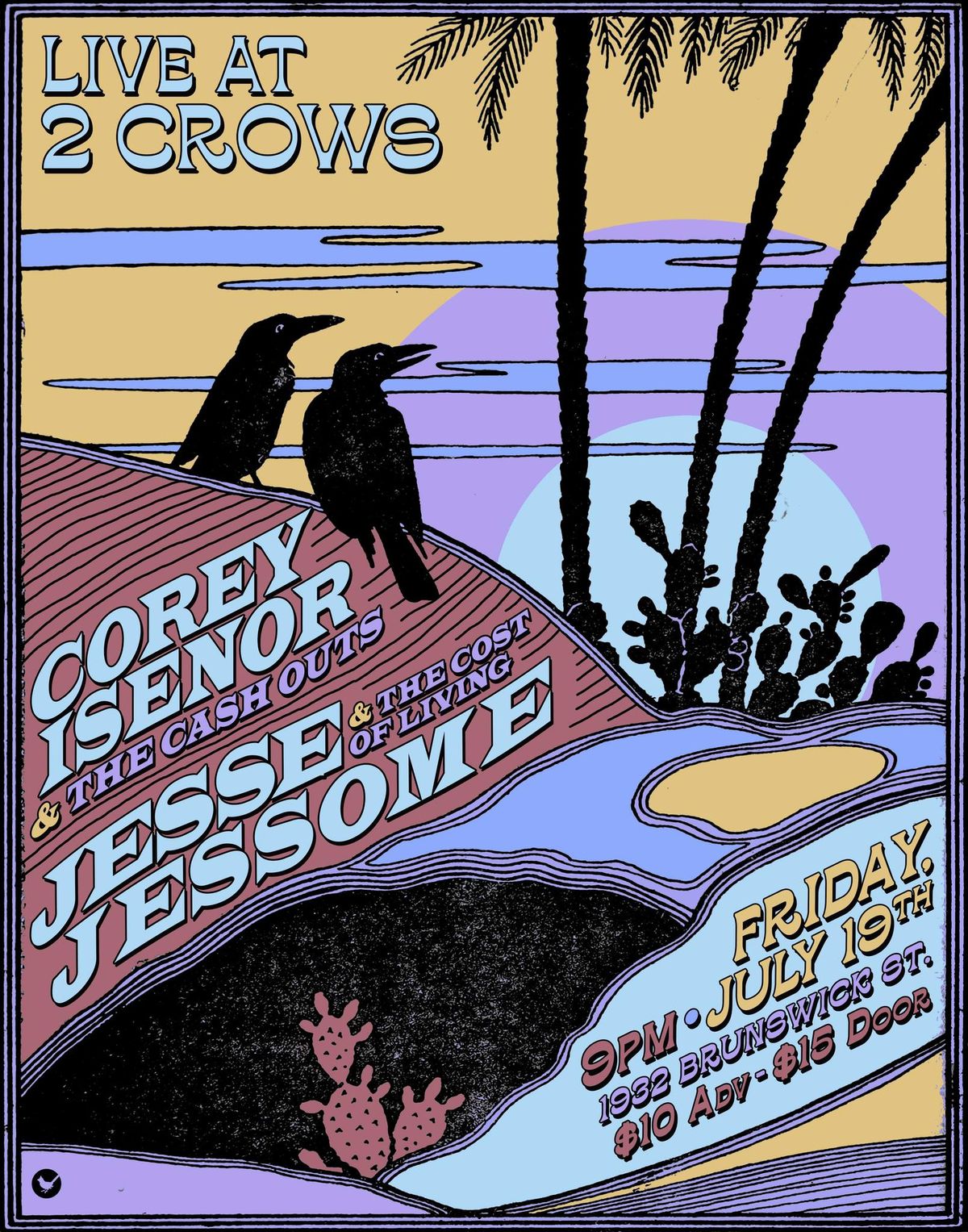Corey Isenor & The Cash Outs AND Jesse Jessome & The Cost of Living - LIVE at 2 Crows Brewing