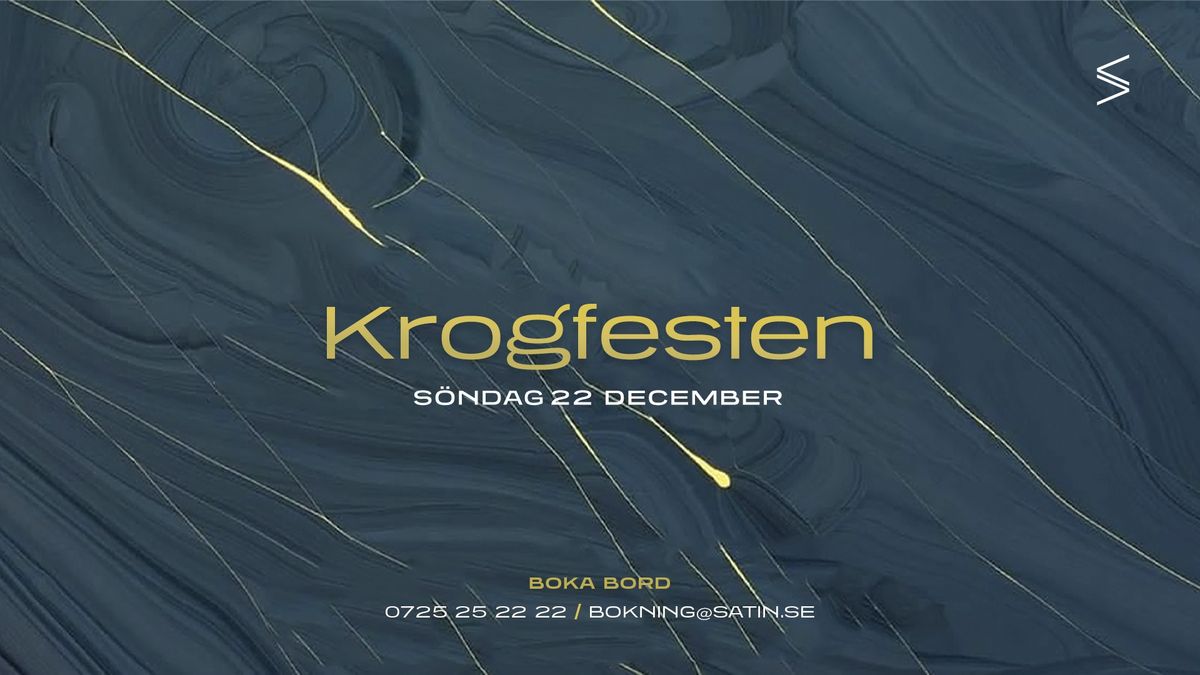 Restaurangfesten ll S\u00f6ndag 22 Dec ll Satin 