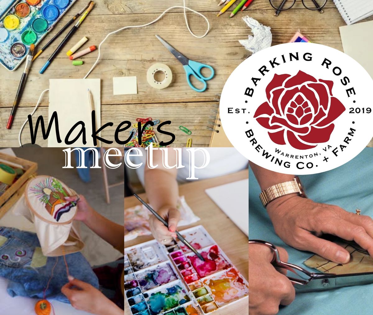 Makers meetup at Barking Rose Brewing Co.