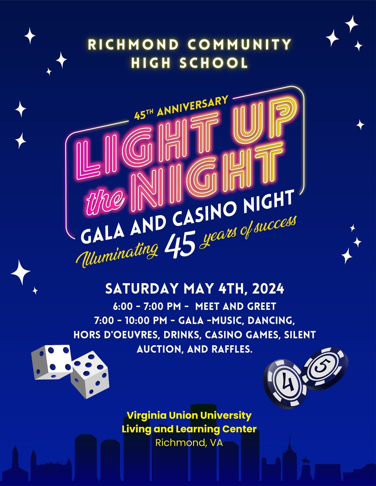 Light Up The Night Gala and Casino Night