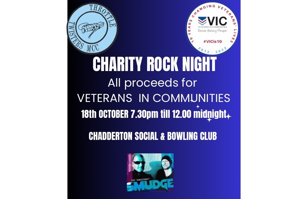 Charity Night in aid of Veterans in Communities 