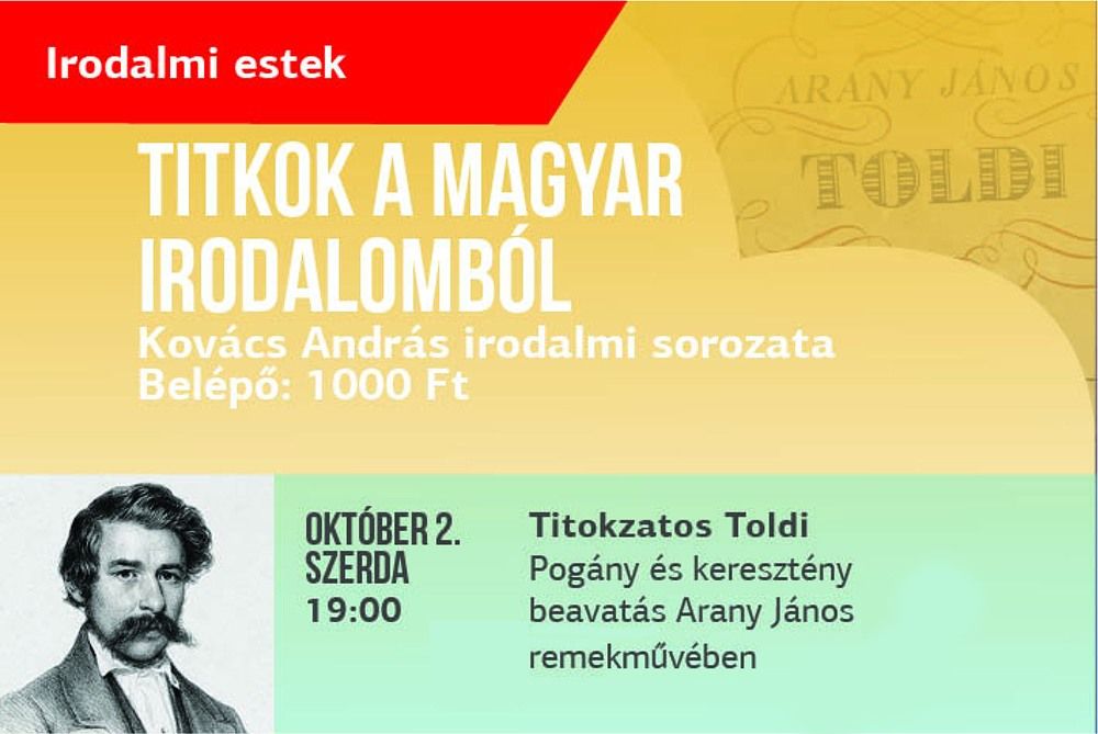 Titkok a magyar irodalomb\u00f3l - Pog\u00e1ny \u00e9s kereszt\u00e9ny beavat\u00e1s Arany J\u00e1nos m\u0171v\u00e9ben