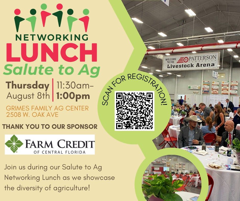 Networking Lunch: Salute to Ag