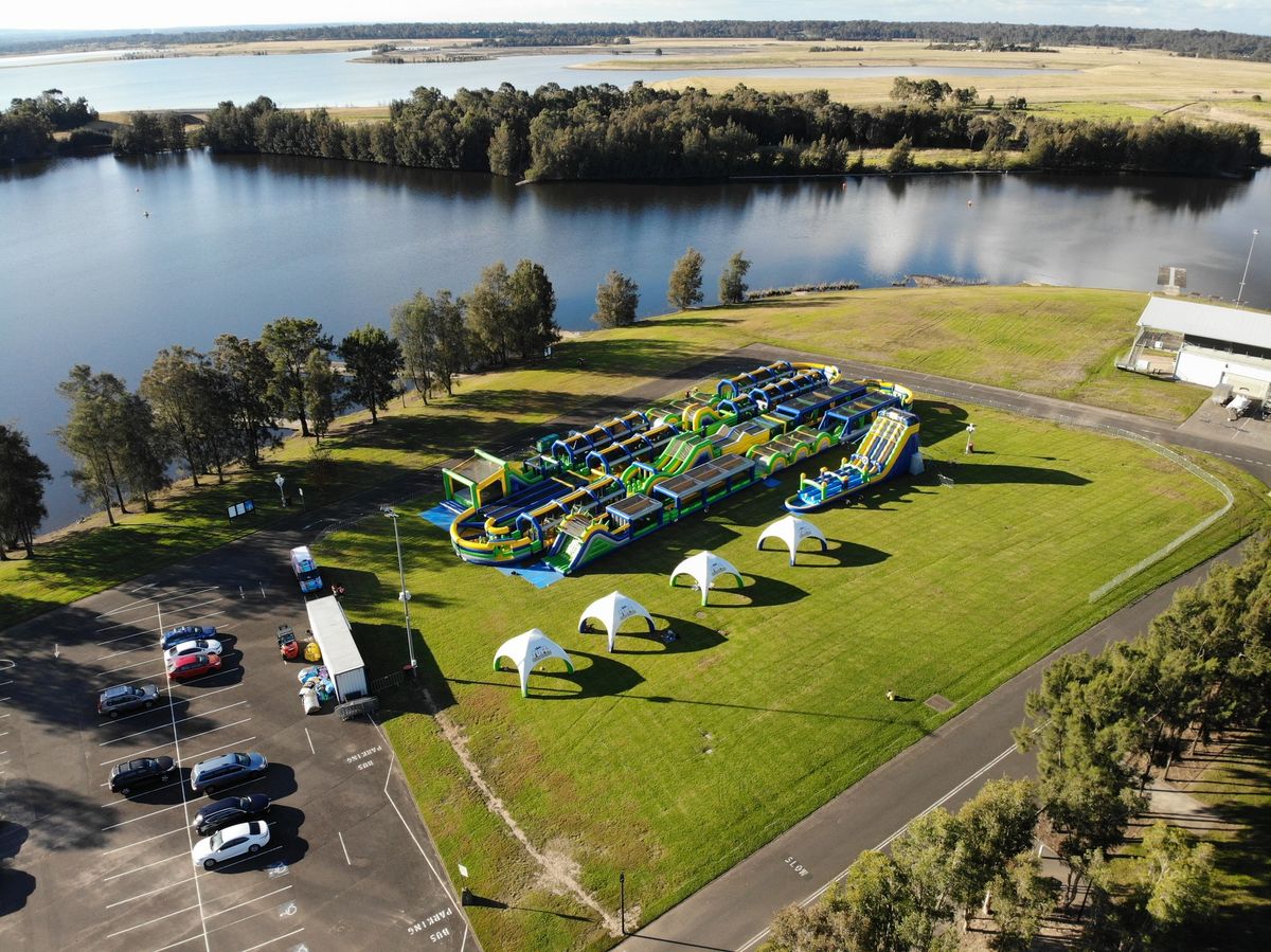 Tuff Nutterz NEWCASTLE- Inflatable Madness takes over the foreshore for the first time!