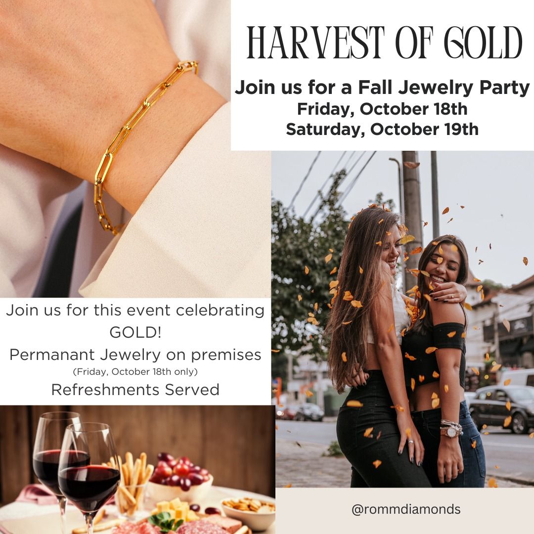 Fall Jewelry Party: Harvest of Gold, a Trunk Show Event