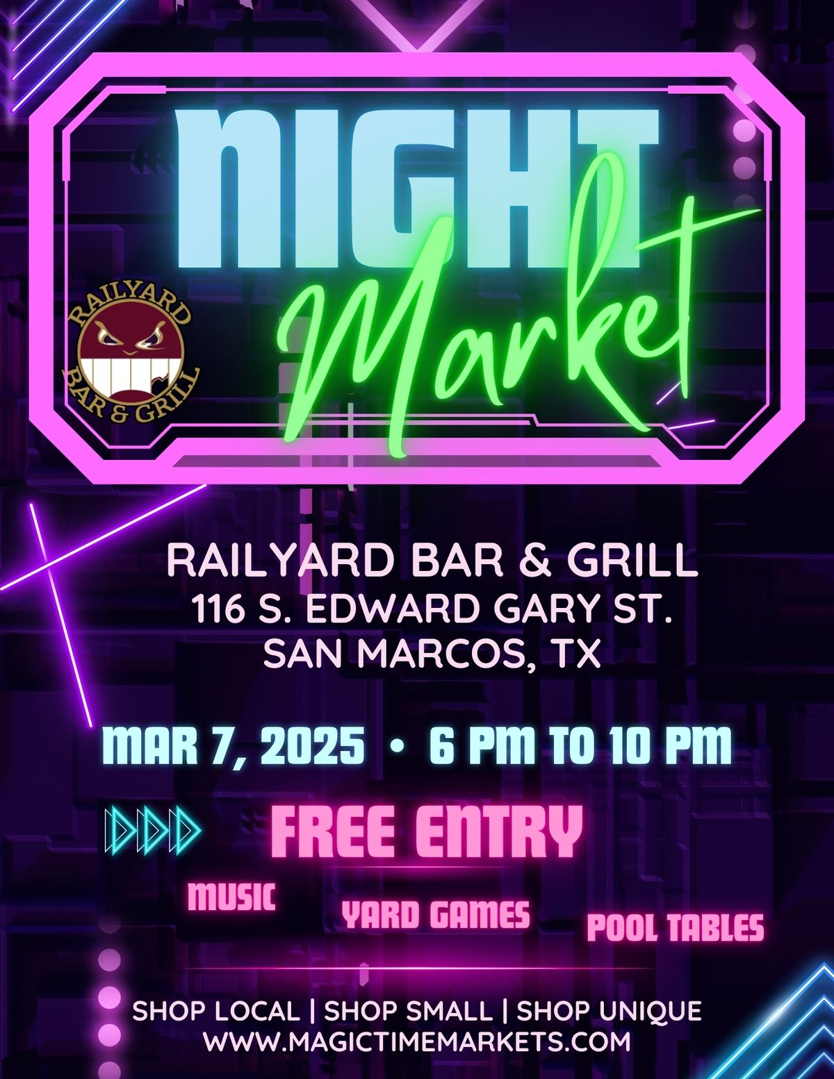 Night Market at Railyard