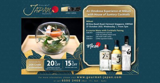 An Omakase Experience at Mikuni with House of Suntory Cocktails