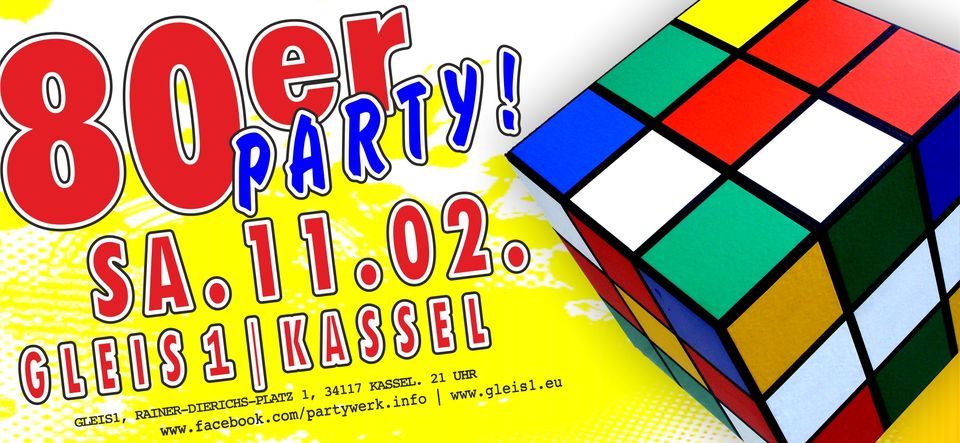 Kassels Gro\u00dfe 80er-Party im Gleis 1