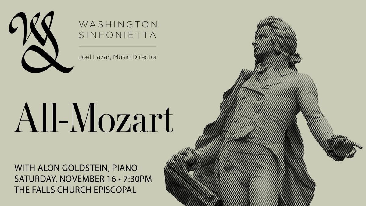 Washington Sinfonietta Presents: All-Mozart