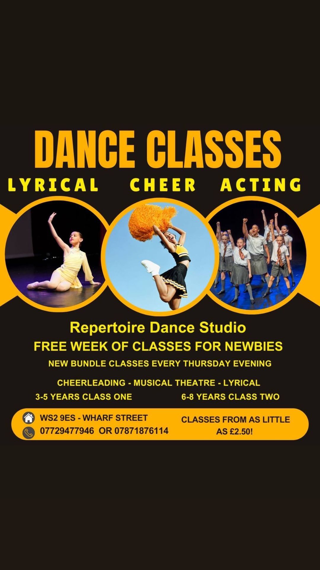 \u2b50\ufe0f THURSDAY DANCE CLASSES \u2b50\ufe0f