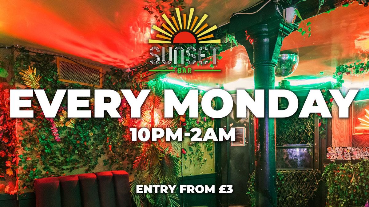 Sunset Bar London Shoreditch Monday 