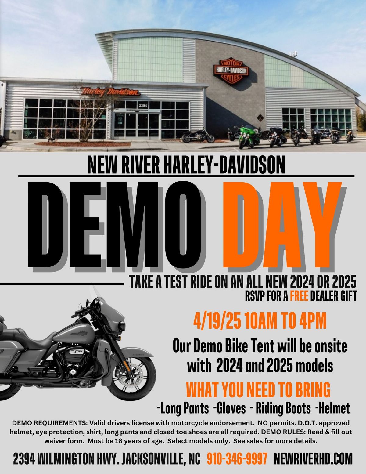 New River Harley-Davidson Demo Day