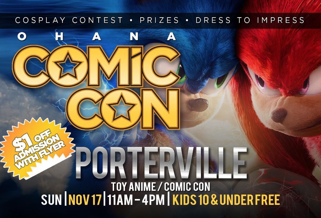 Porterville Toy-Anime-Comic Con